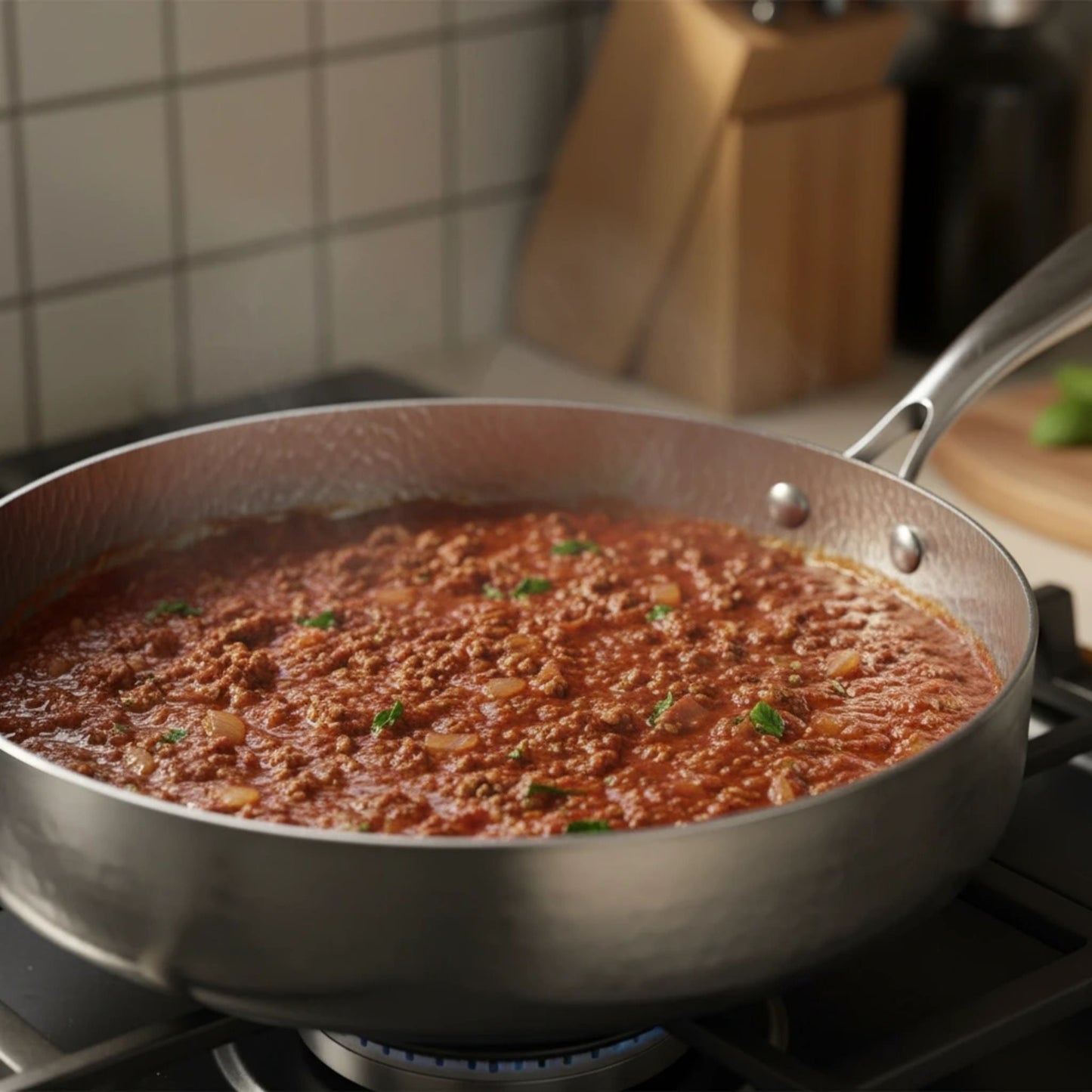 Titanium Hammered Deep Pan